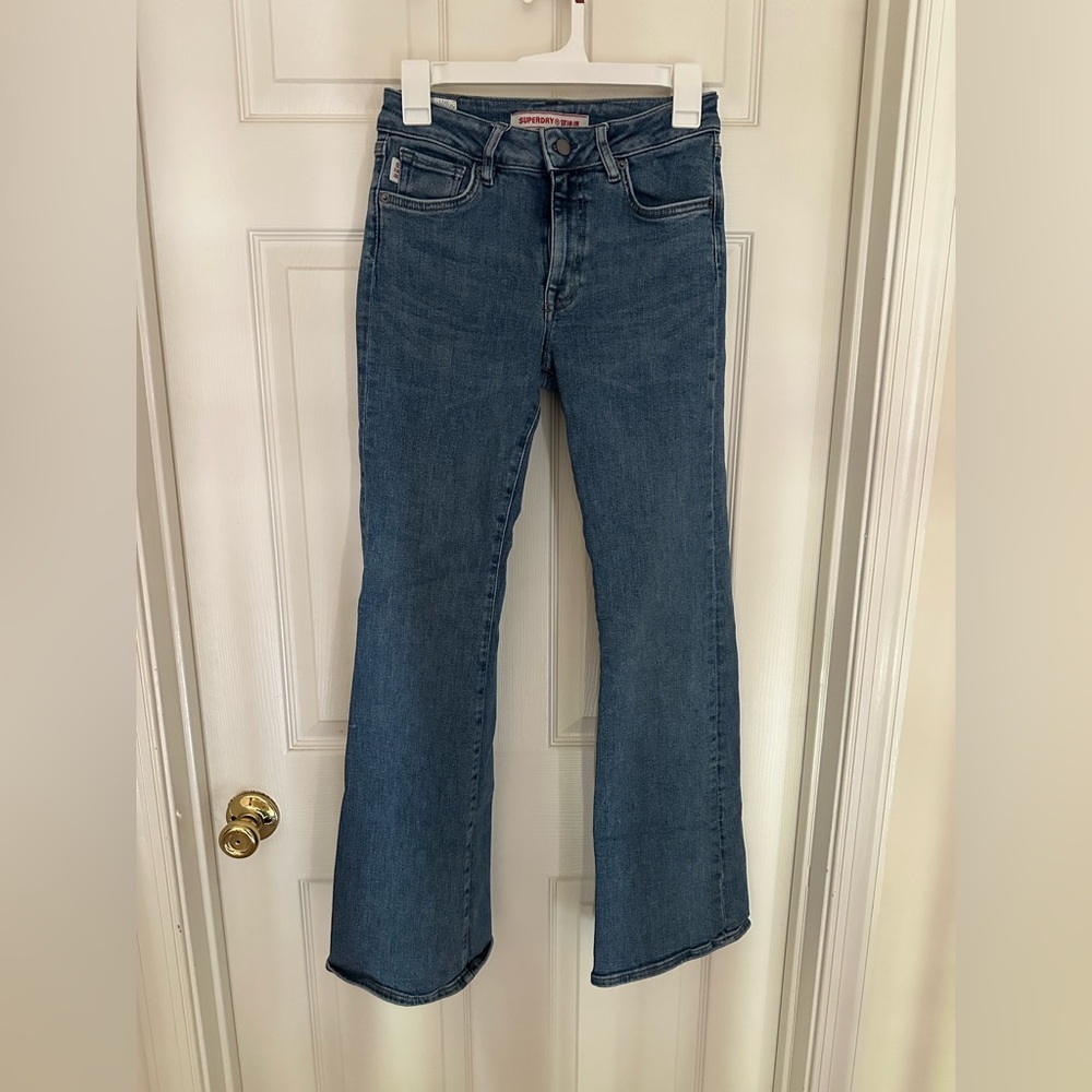 Superdry Classic Blue Flare Jeans